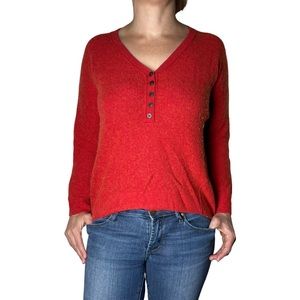 Madewell Red Wool Blend Sweater